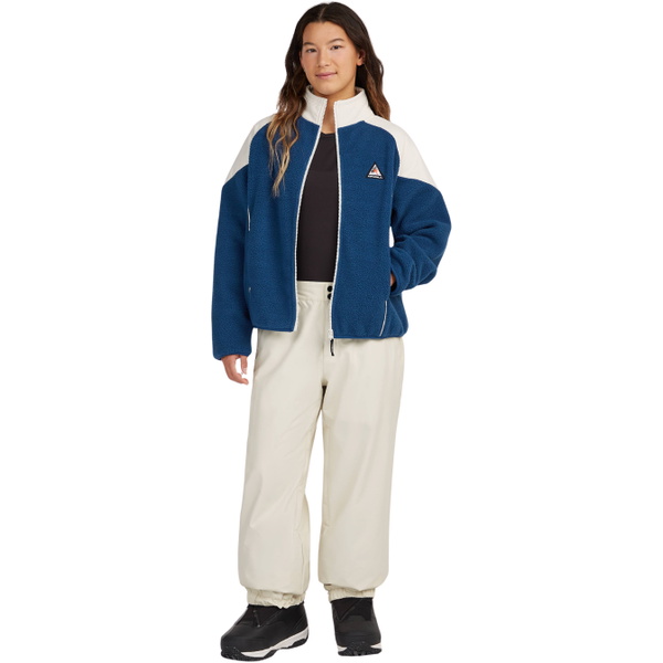 2026 O'Neill Womens Fwc'play Full Zip Hyperfleece 1350101 - Linen White Colour Block